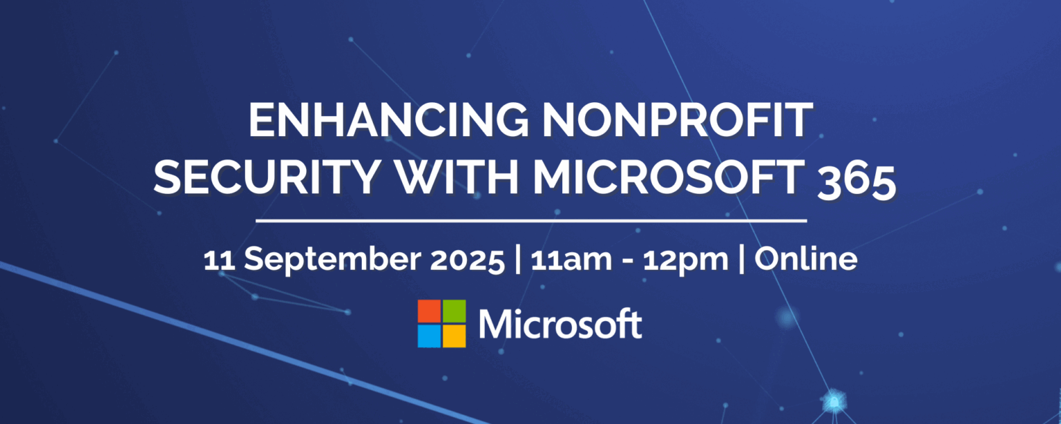 Webinar: Enhancing nonprofit security with Microsoft 365