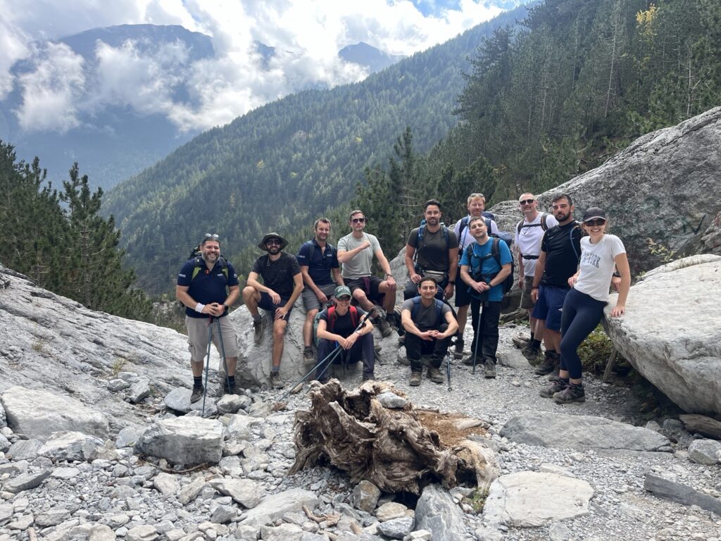 Smartdesc staff hiking