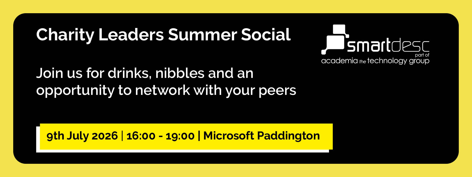 Charity Leaders Summer Social – 9th July 2026